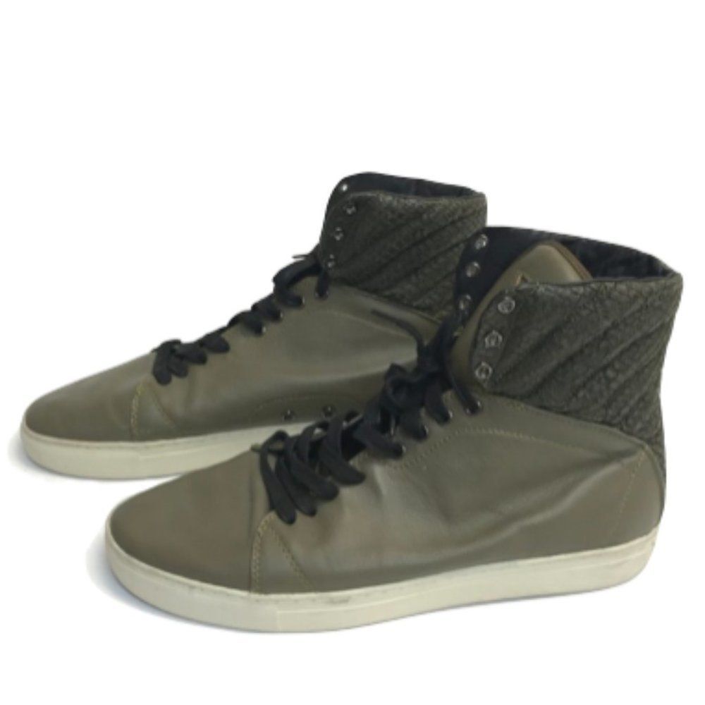 Green Android Homme Hightop Men's Shoes - 12 - Picture 2 of 8